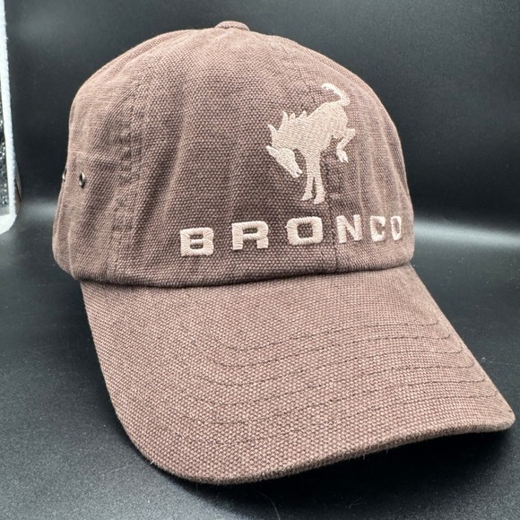 Checkered Flag Sports Other - Ford Bronco Brown Embroidered Baseball Hat Ball‎ Dad Cap Unstructured Licensed